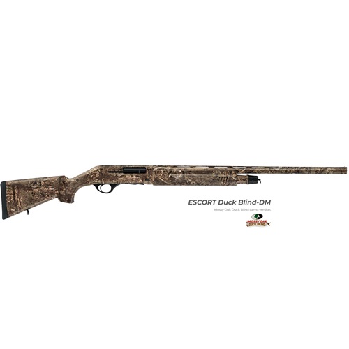 HATSAN ESCORT PS; Double Magnum, Duck Blind, 28'' Semi Auto Shotgun, 12G, CAMO