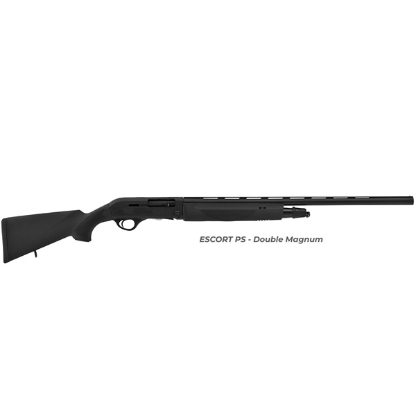 HATSAN ESCORT PS; Double Magnum, 28'' Semi Auto Shotgun, 12G, BLACK