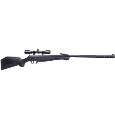 Crosman Shockwave, NP QuietFire Air Rifle, Nitro Piston, W 4x32 Scope, 950FPS PBA Lead, 0.22"